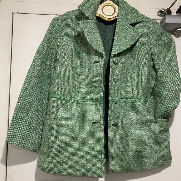 VINTAGE WOMEN'S TAILORED TWEED JACKETS SIZE S/XS - Picture 8 of 11